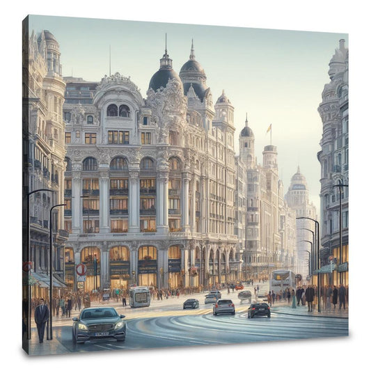 Gran Via Madrid Canvas - Main Image