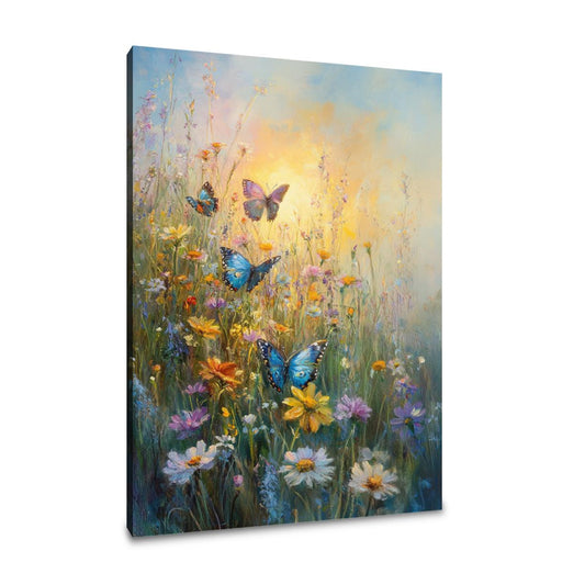 Fluttering Dawn Melancholy Canvas - Main Image