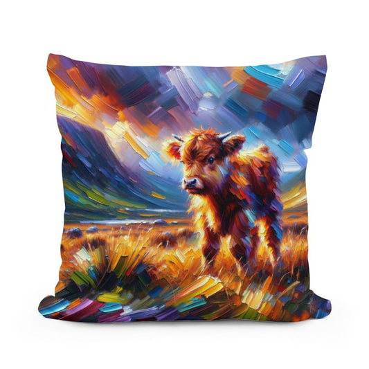 Highland Emotion Cotton Pillow - Main Image