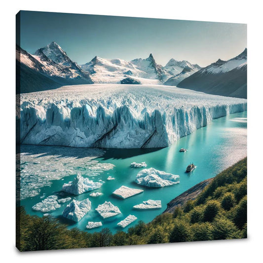 Patagonian Glacier Canvas - Main Image