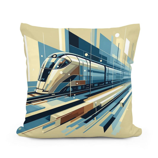 Future Tracks Cotton Cushion - Main Image