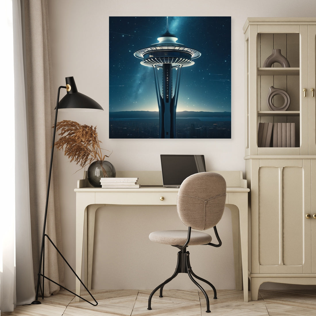 Space Needle Sky Canvas - Secondary Image 4