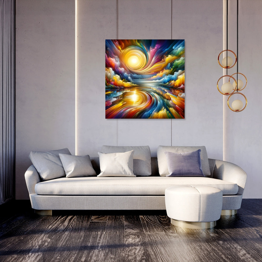 Prismatic Reflections Canvas - Secondary Image