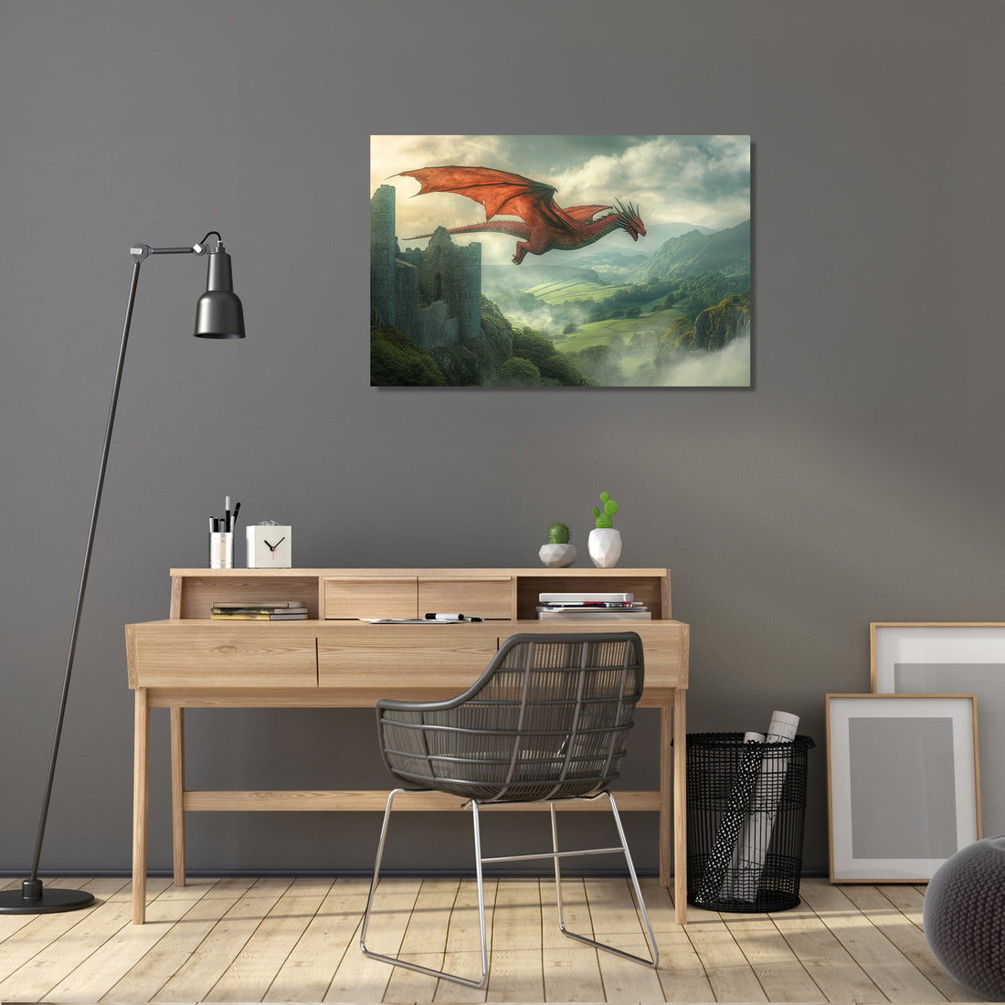 Welsh Dragon Serenity Canvas - Secondary Image 5