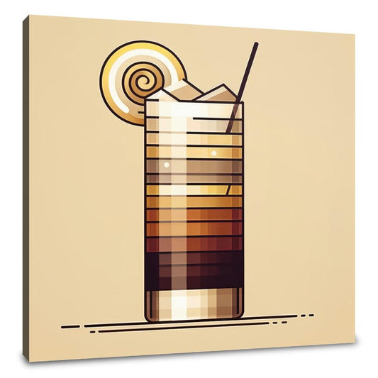 Long Island Iced Tea Minimalist Canvas - Main Image