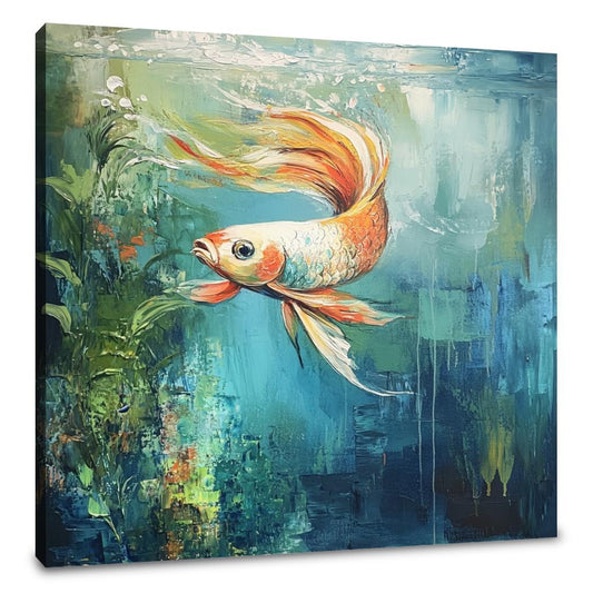 Graceful Currents Canvas - Main Image