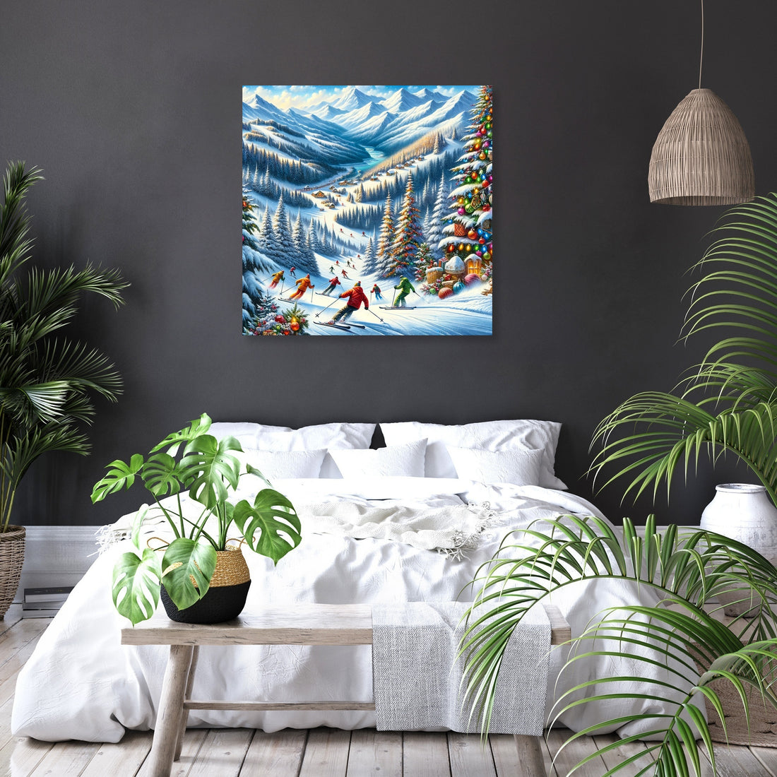 Holiday Slopes Canvas - Secondary Image 6