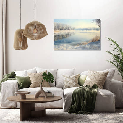 Frosted Serenity Canvas - Secondary Image 2