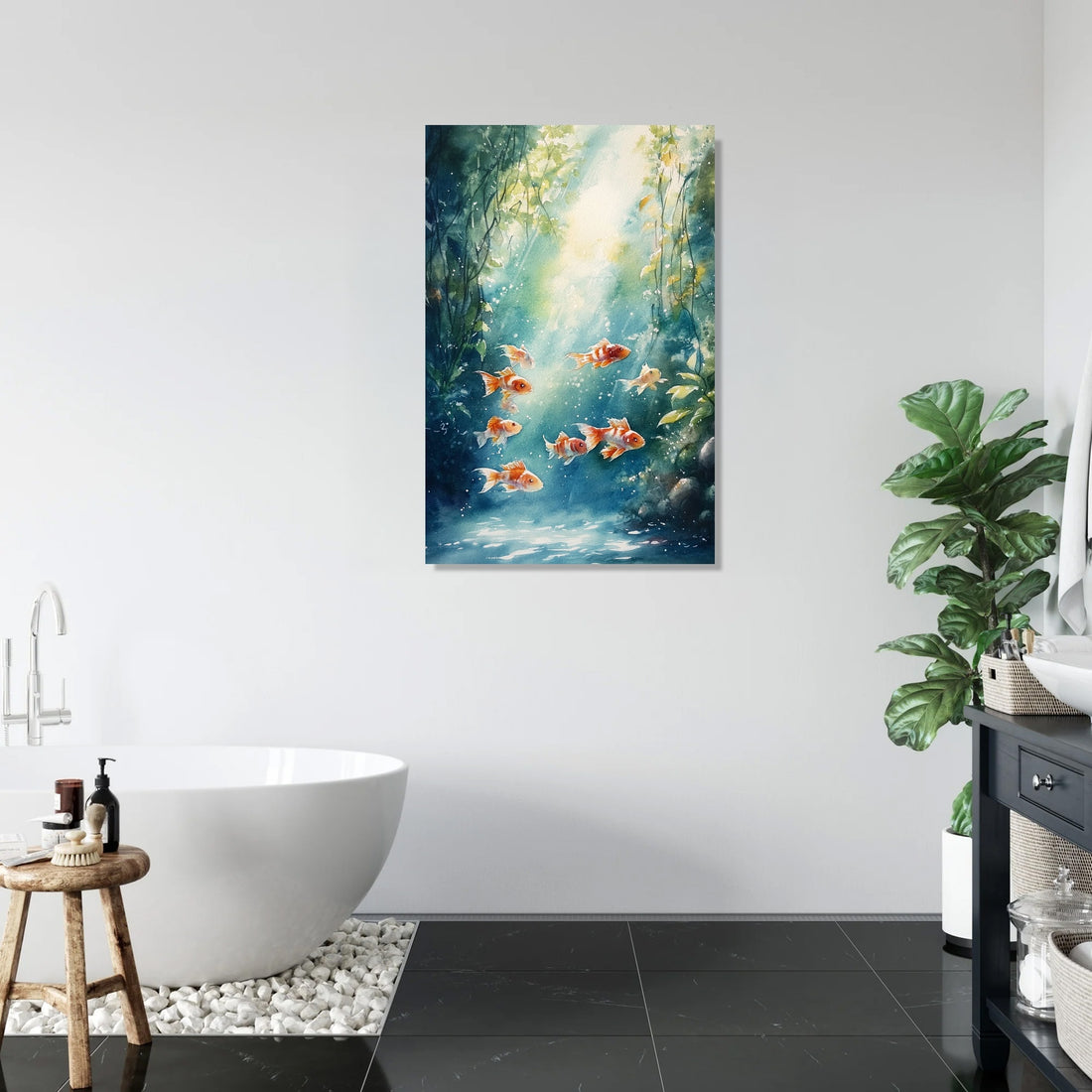 Aquatic Nostalgia Canvas - Secondary Image