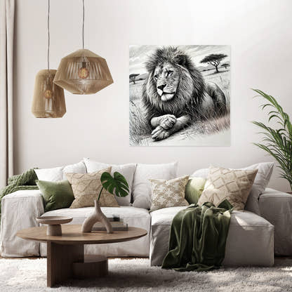 Serene Savannah Majesty Canvas - Secondary Image 2