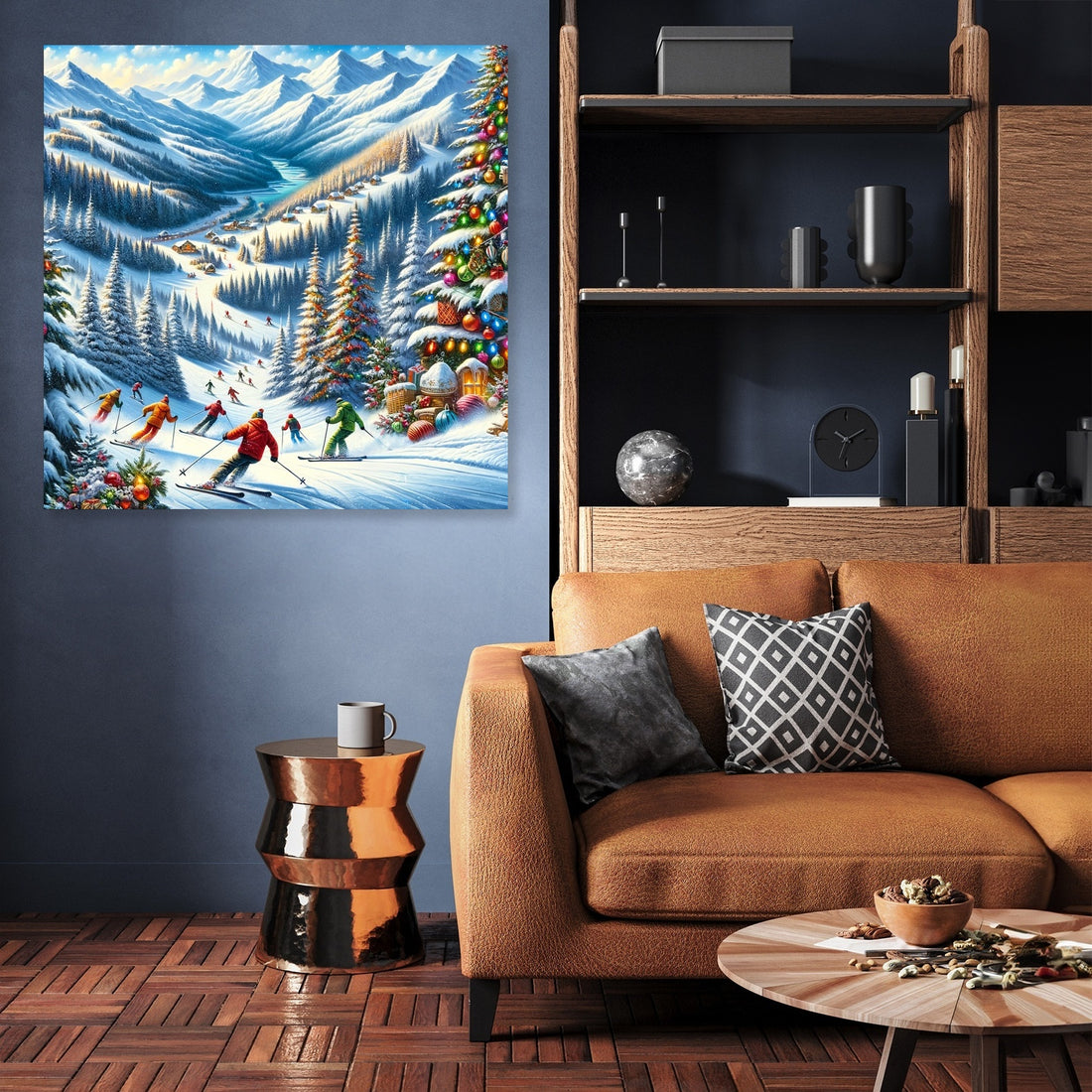 Holiday Slopes Canvas - Secondary Image 3