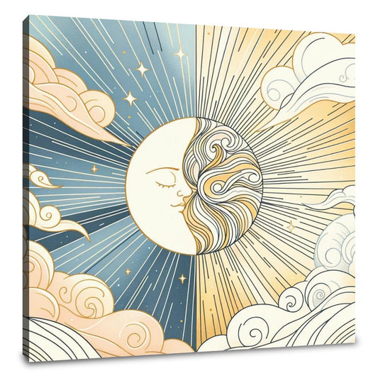 Sun and Moon Symphony Canvas - Main Image