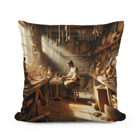 Artisan's Touch Cotton Cushion - Main Image