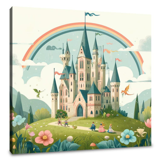 Fairy Tale Castle Canvas - Main Image
