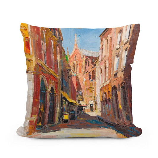 Rue de la Trinité Cotton Pillow - Main Image