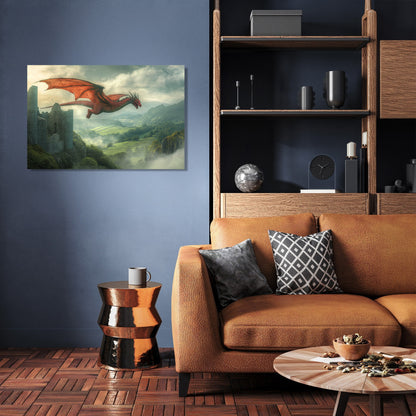 Welsh Dragon Serenity Canvas - Secondary Image 3