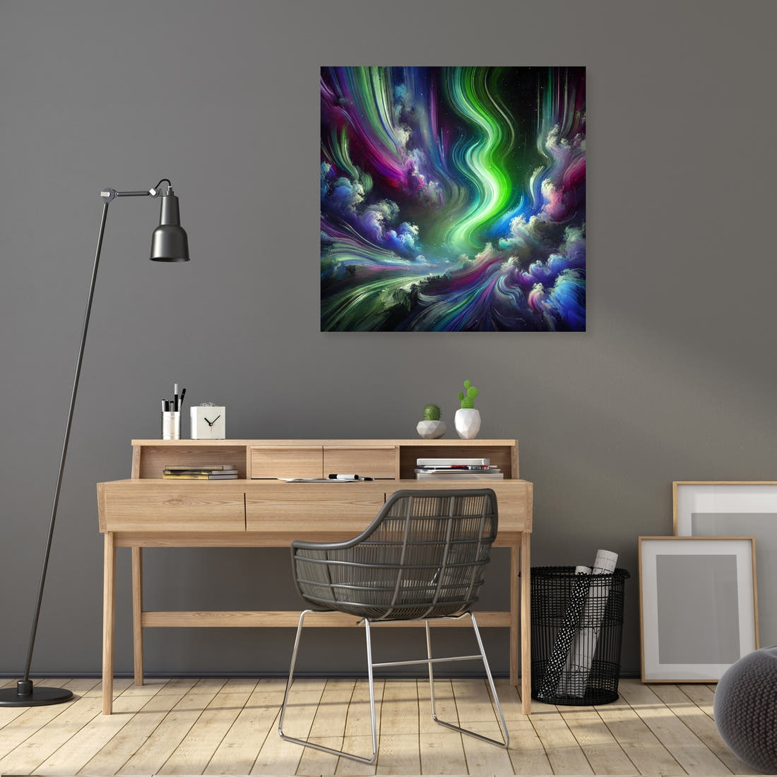 Dreamlike Northern Lights Canvas - Secondary Image 5