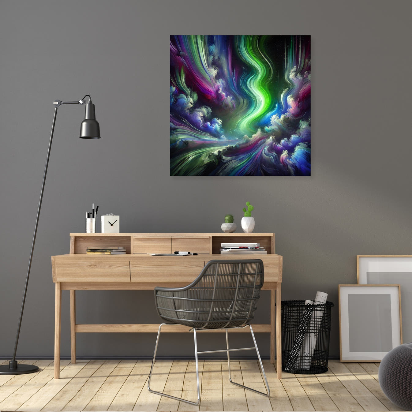 Dreamlike Northern Lights Canvas - Secondary Image 5