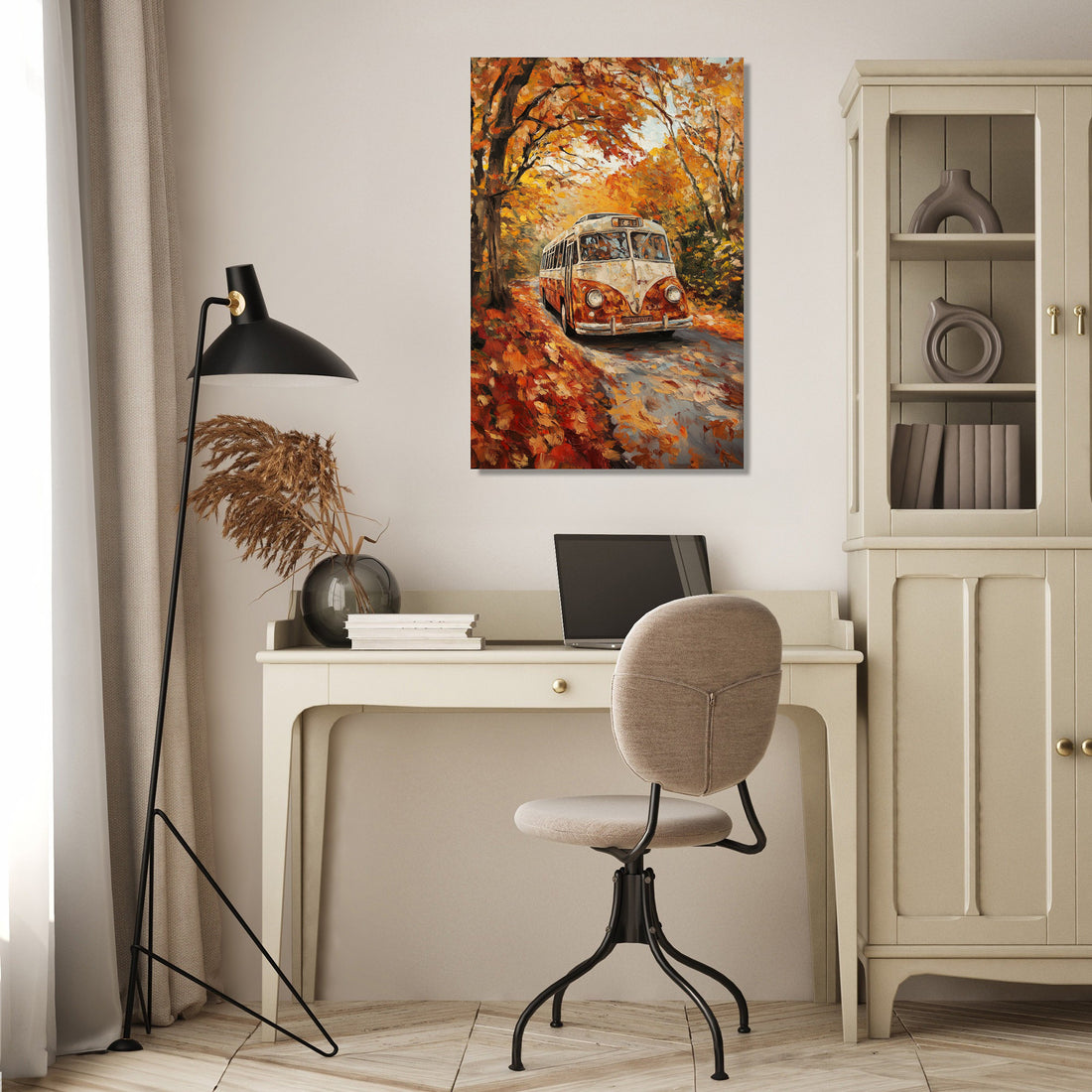 Vintage Tour Bus Canvas - Secondary Image 4