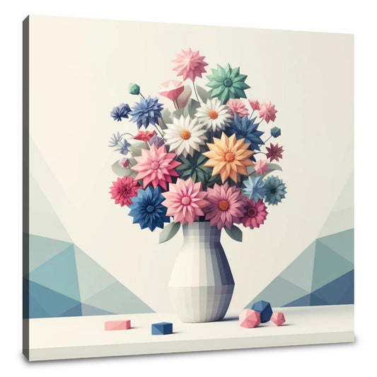 Pastel Geometry Canvas - Main Image