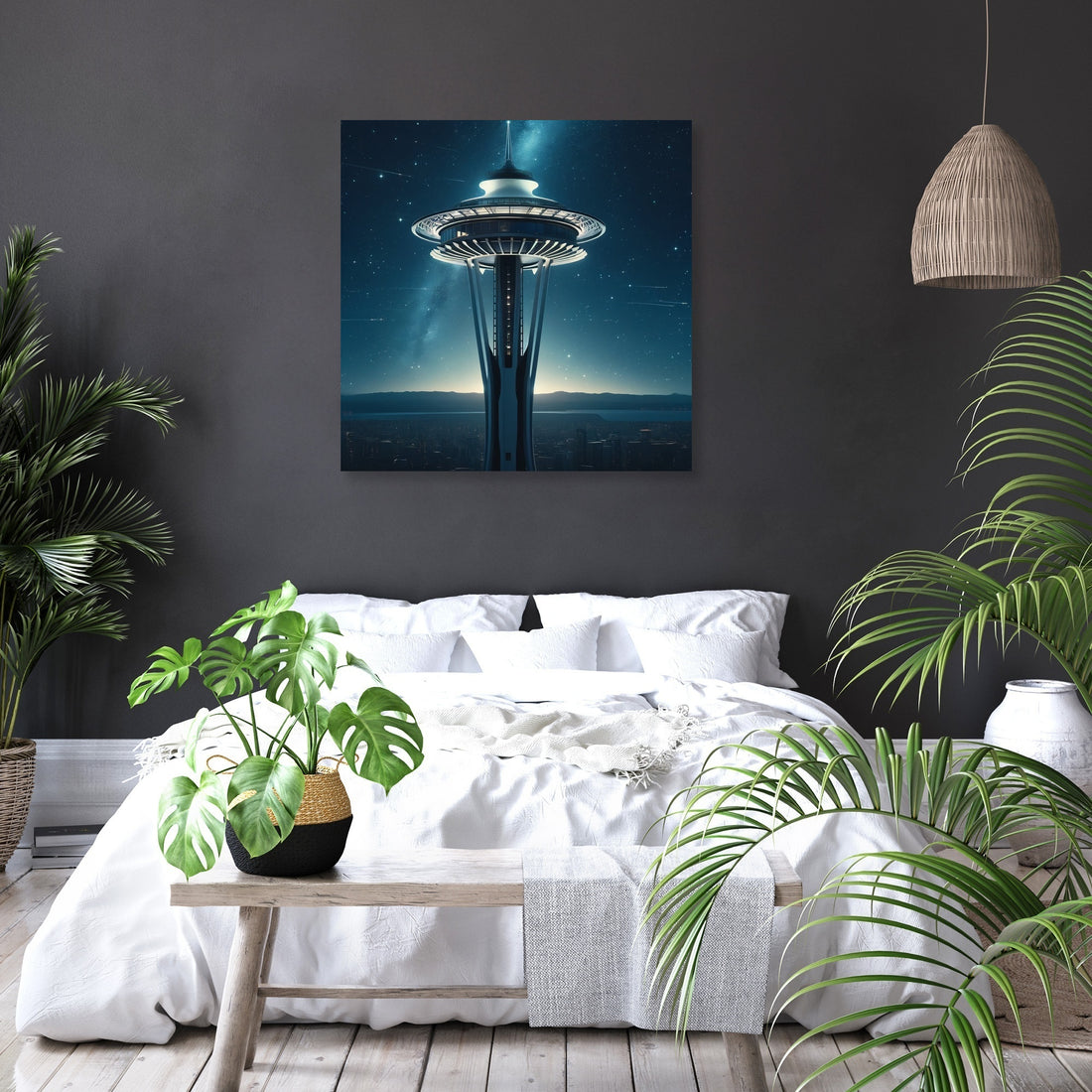 Space Needle Sky Canvas - Secondary Image 6