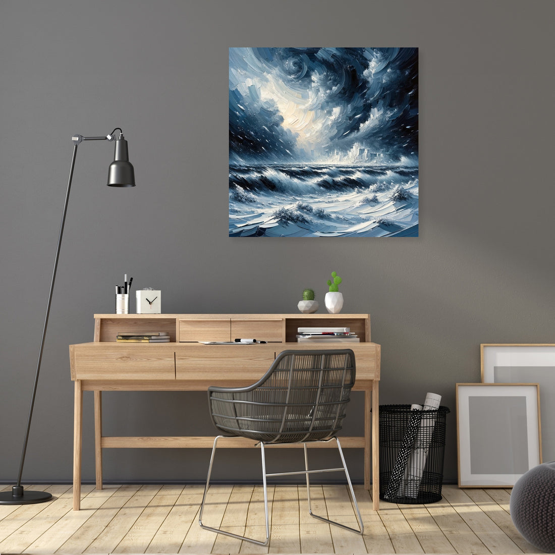 Winter's Fury Unleashed Canvas - Secondary Image 5