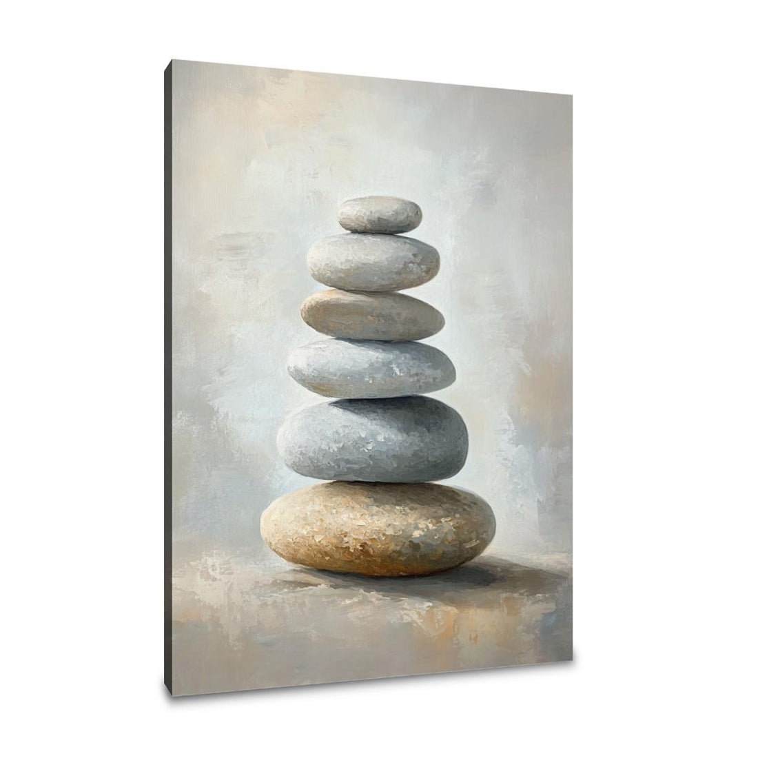 Pebble Balancing Act Canvas - Main Image