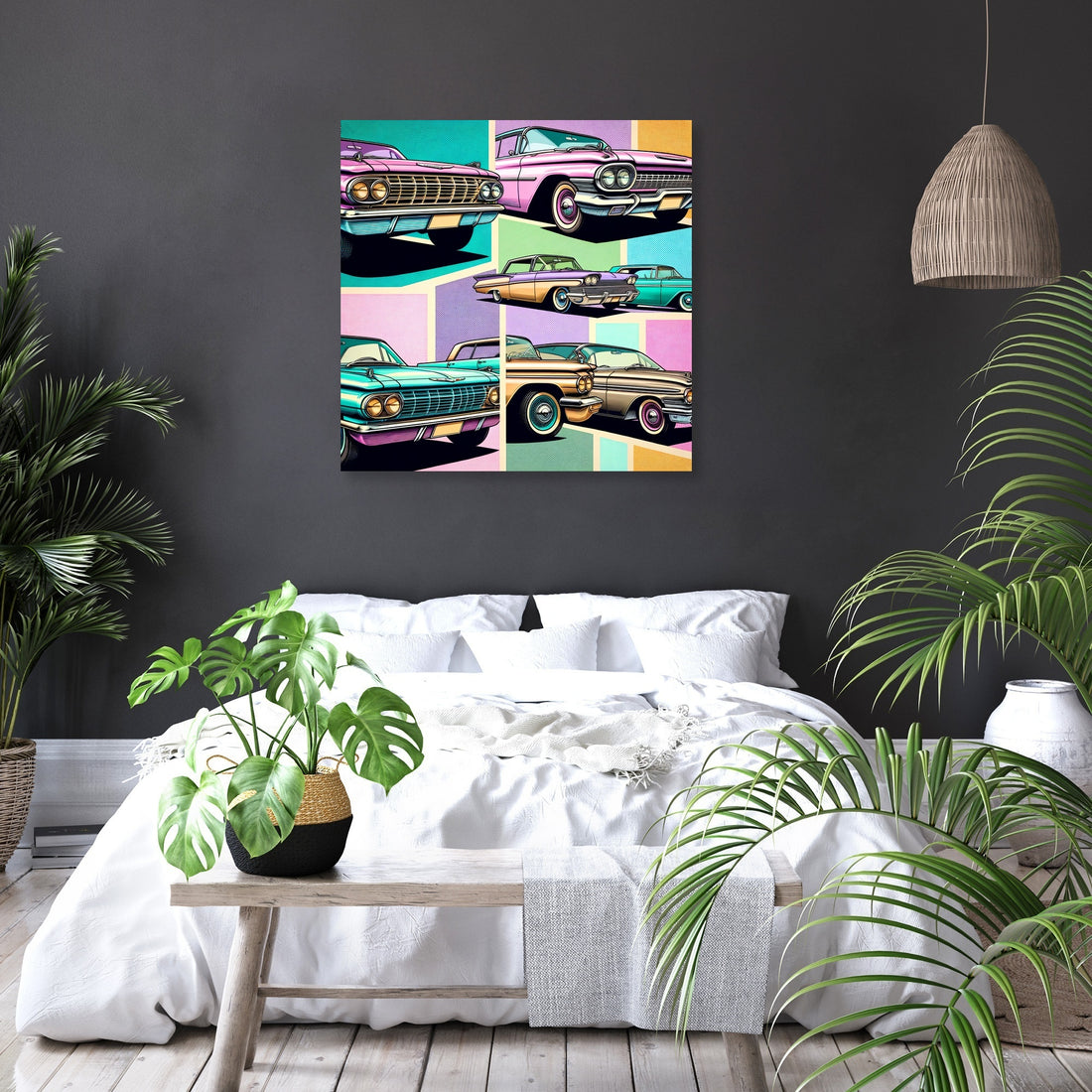 Pastel Pop Motors Canvas - Secondary Image 6