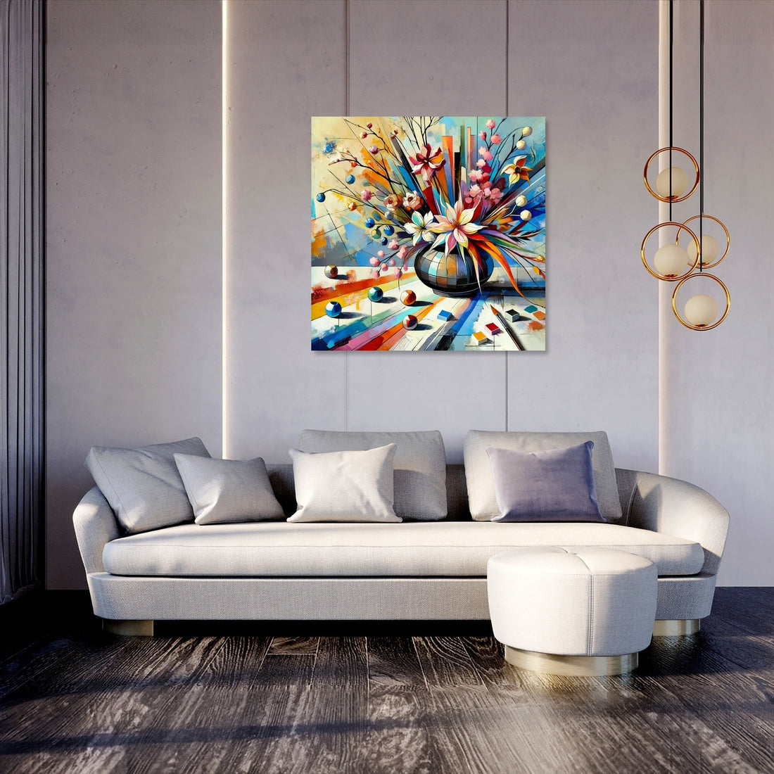 Abstract Ikebana Canvas - Secondary Image