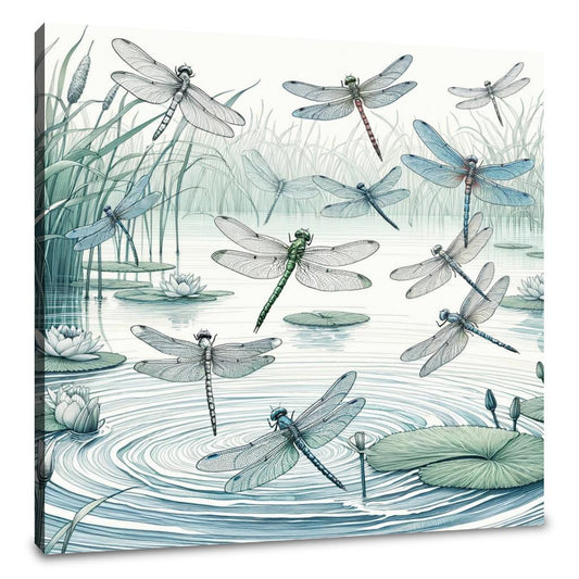 Dragonfly Waltz Canvas - Main Image
