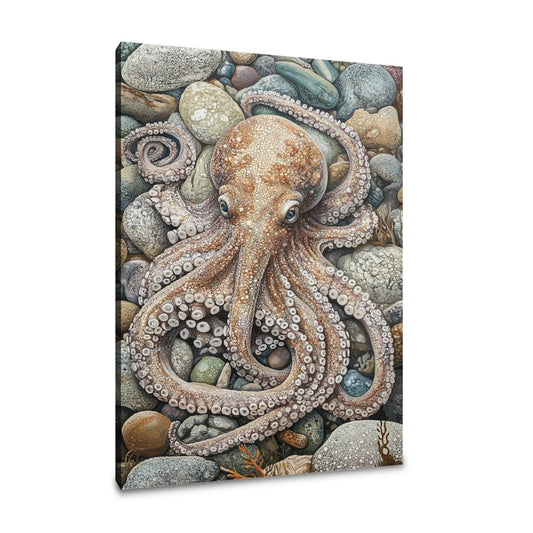 Camouflaged Octopus Canvas - Main Image