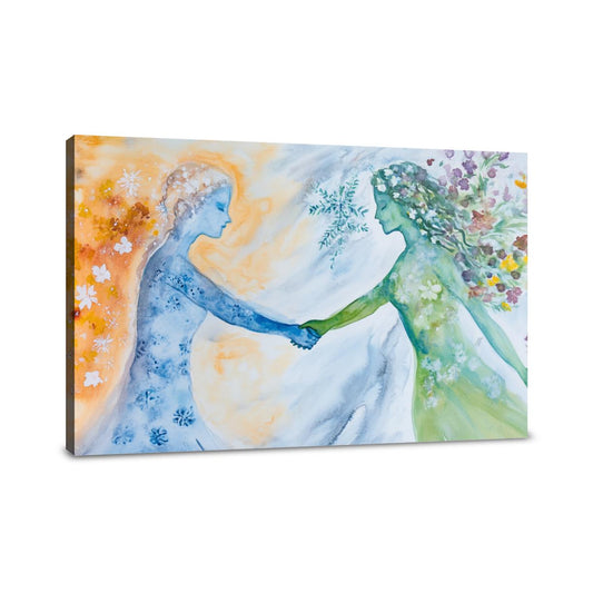 Handshake of Seasons Canvas - Main Image