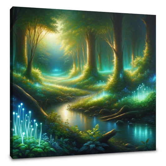 Enchanted Glade Forest Canvas - Main Image