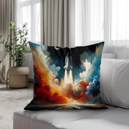 Cosmic Ascent Cotton Cushion - Secondary Image 4