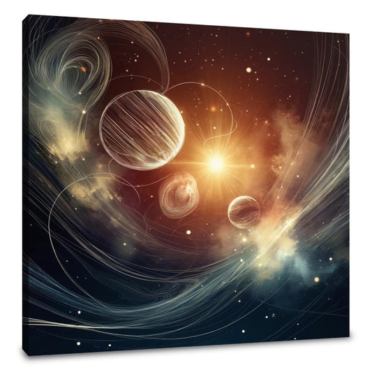 Nebula Lines Canvas - Main Image