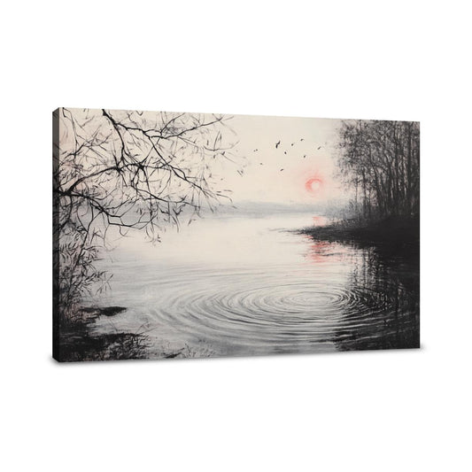 Serene Lakeside Canvas - Main Image
