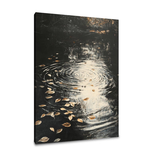 Dancing Leaves Stream Canvas - Main Image