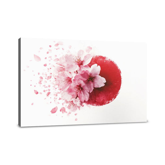 Cherry Blossom Emblem Canvas - Main Image