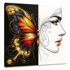 Elegance and Contrast Canvas - Main Image