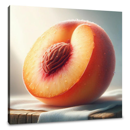 Fresh Peach Delight Canvas - Main Image