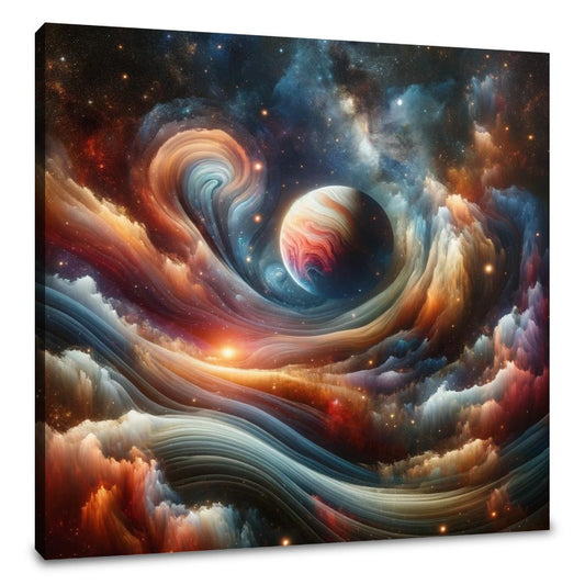 Abstracted Cosmos Wall Art - Main Image