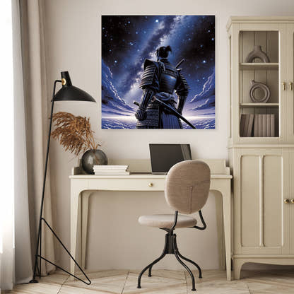 Cosmic Samurai Canvas - Secondary Image 4