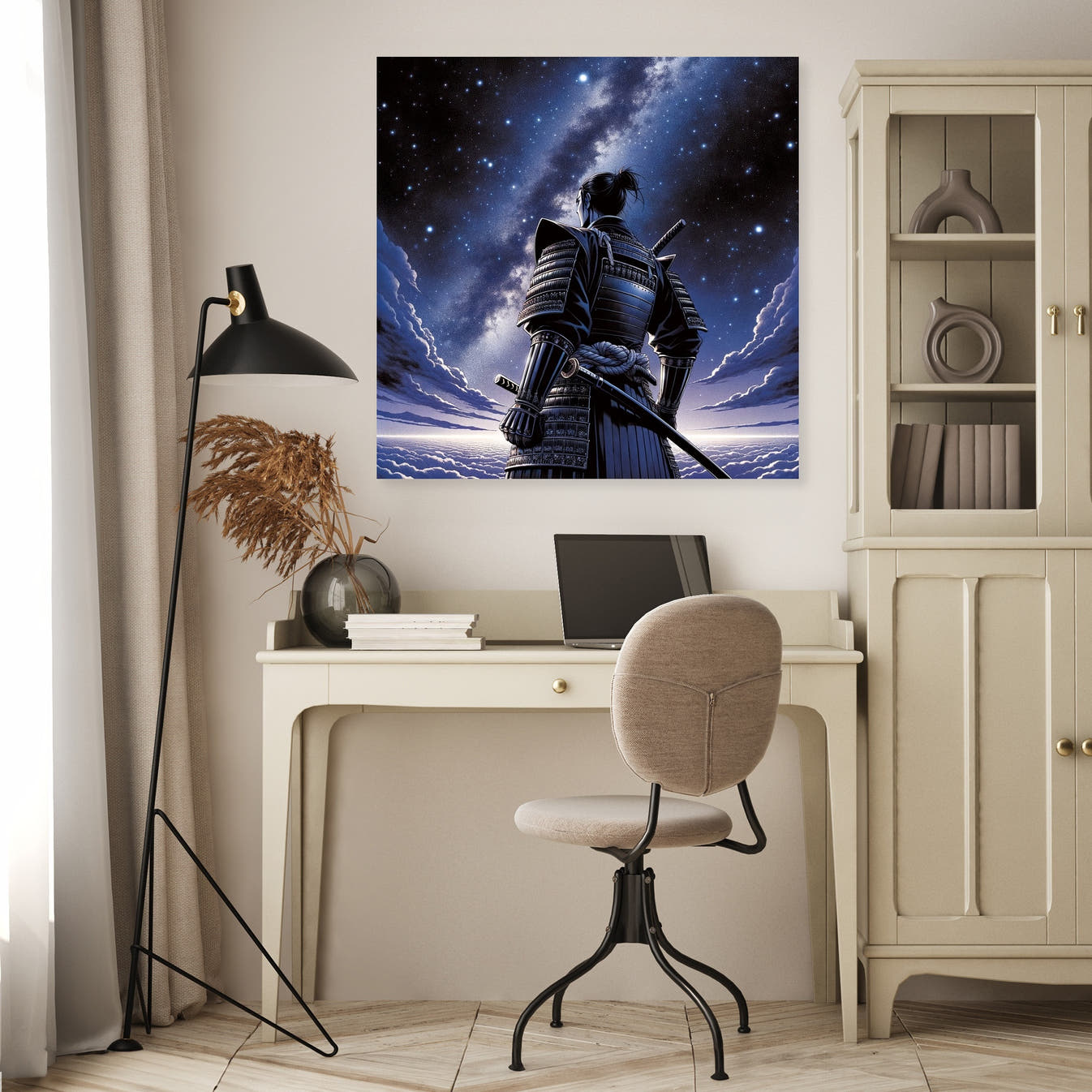 Cosmic Samurai Canvas - Secondary Image 4