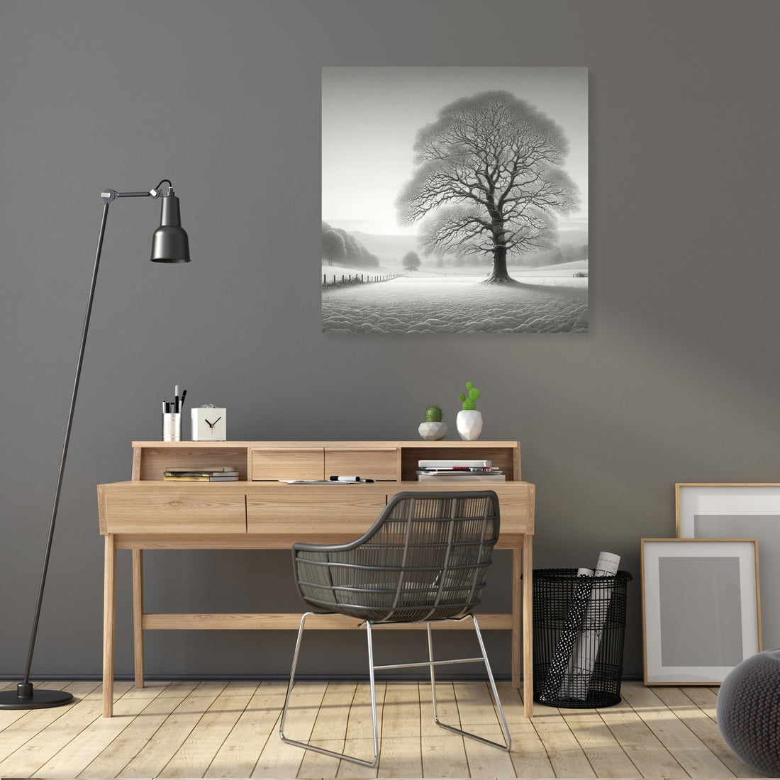 A Silent Winter Morning Canvas - Secondary Image 5