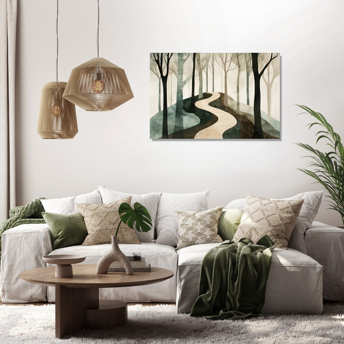Forest Pathway Canvas - Secondary Image 2