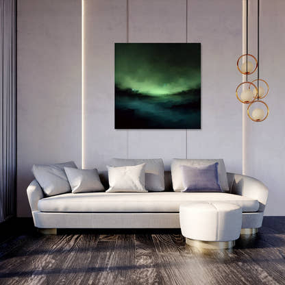 Ominous Horizon Depths Canvas - Secondary Image