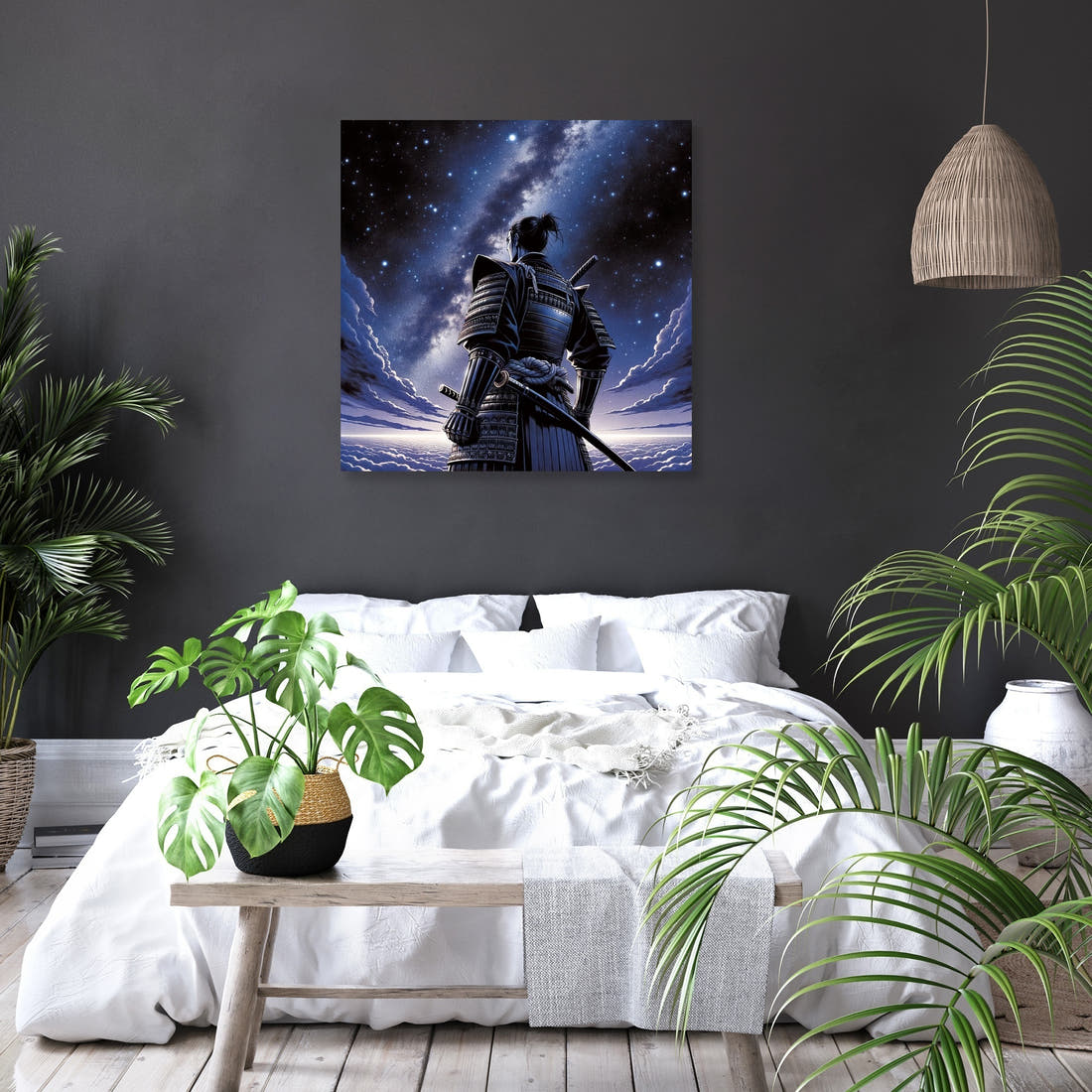 Cosmic Samurai Canvas - Secondary Image 6