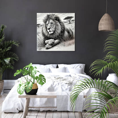 Serene Savannah Majesty Canvas - Secondary Image 6