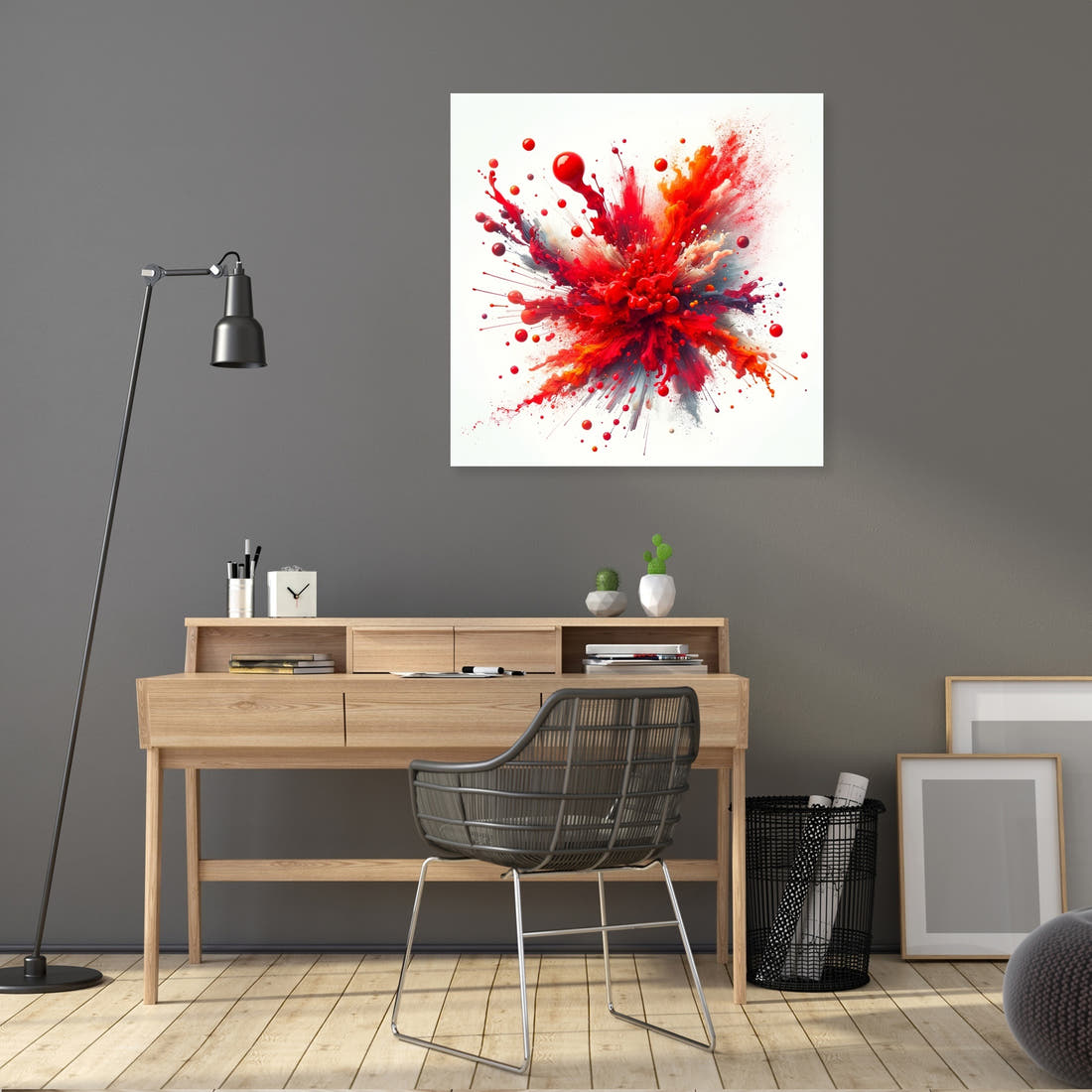Red Passion Canvas - Secondary Image 5