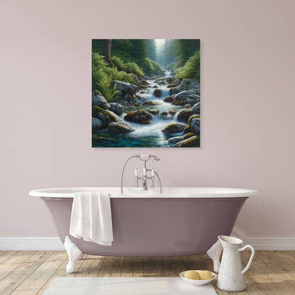 Crystal Stream Canvas - Secondary Image 2